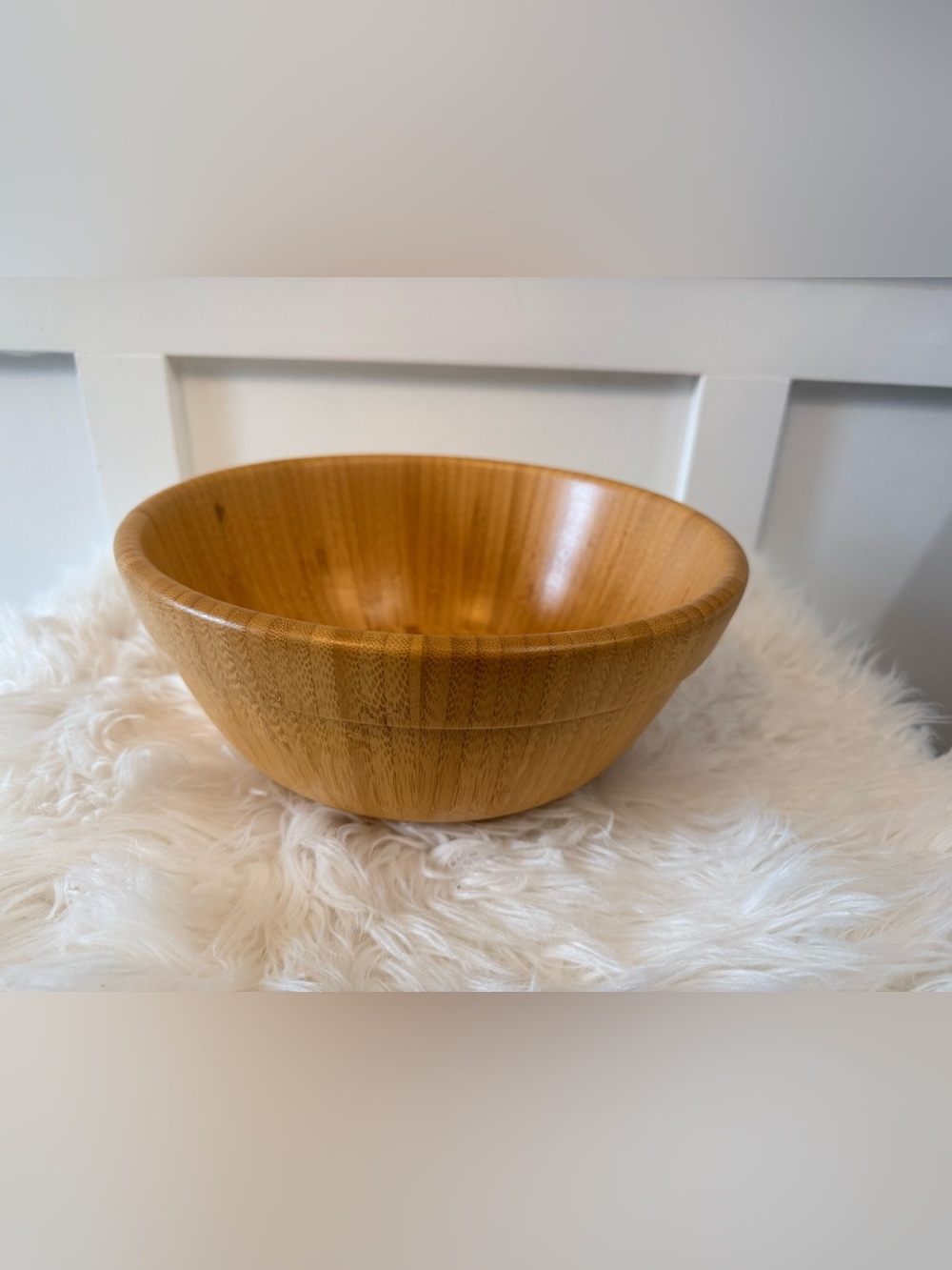 💫4/$25 • The Pampered Chef Large Bamboo Salad Bowl